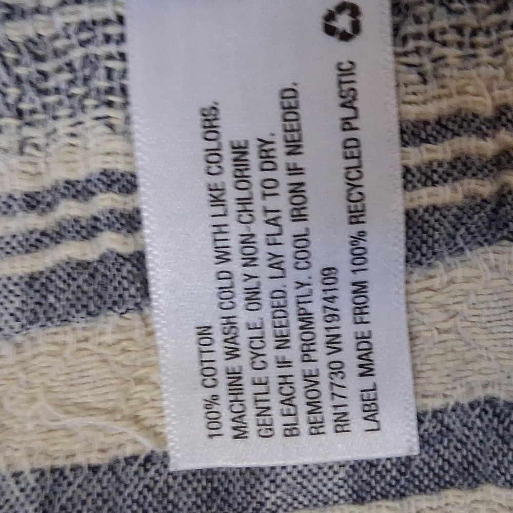 Knox Rose Blue and White Striped Blouse - Picture 5 of 7
